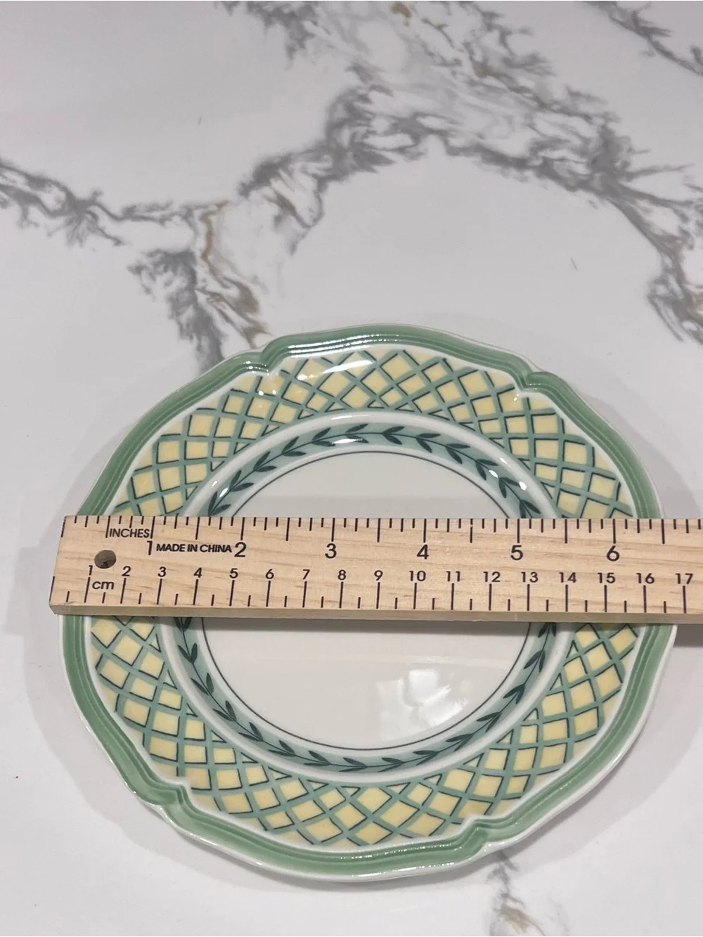 2 Villeroy & Boch French Garden Orange Bread & Butter Plate 6 3/4 inch diamater